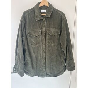 Pistola Mandy Oversized Shacket in Color Pine Size Medium